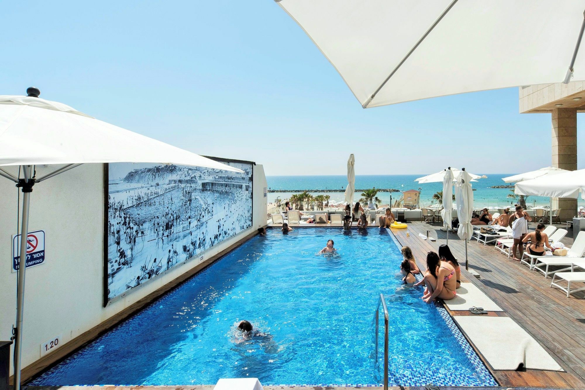 Excellent Beachfront Apt W/ Pool Access By Sea N' Rent Tel-Aviv Extérieur photo